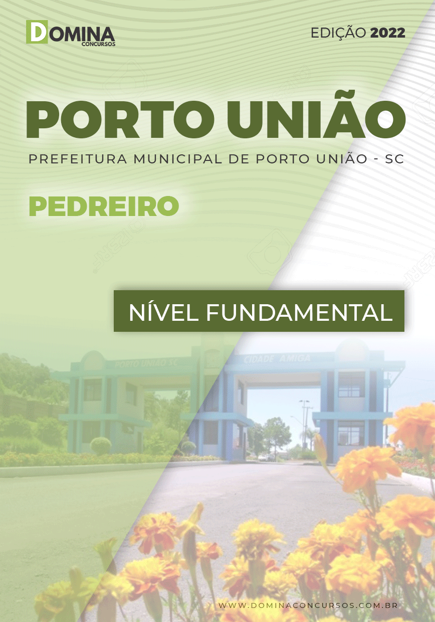 Apostila Concurso Pref Porto União SC 2022 Pedreiro