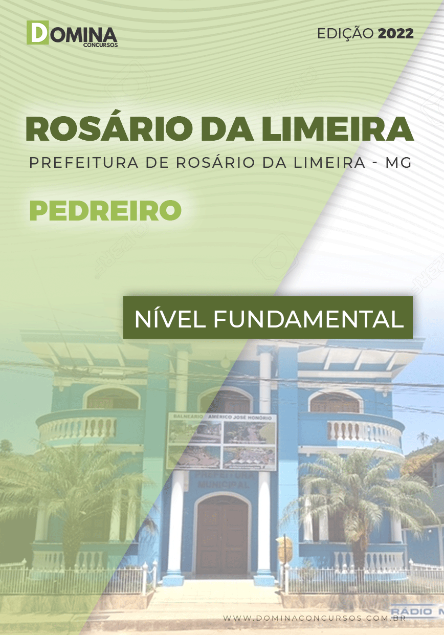Apostila Digital Pref Rosário Limeira MG 2022 Pedreiro