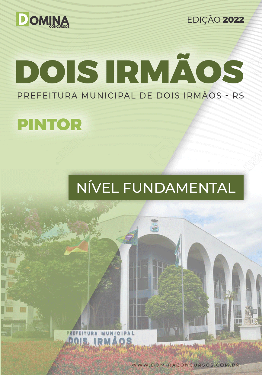 Apostila Digital Concurso Pref Dois Irmãos RS 2022 Pintor