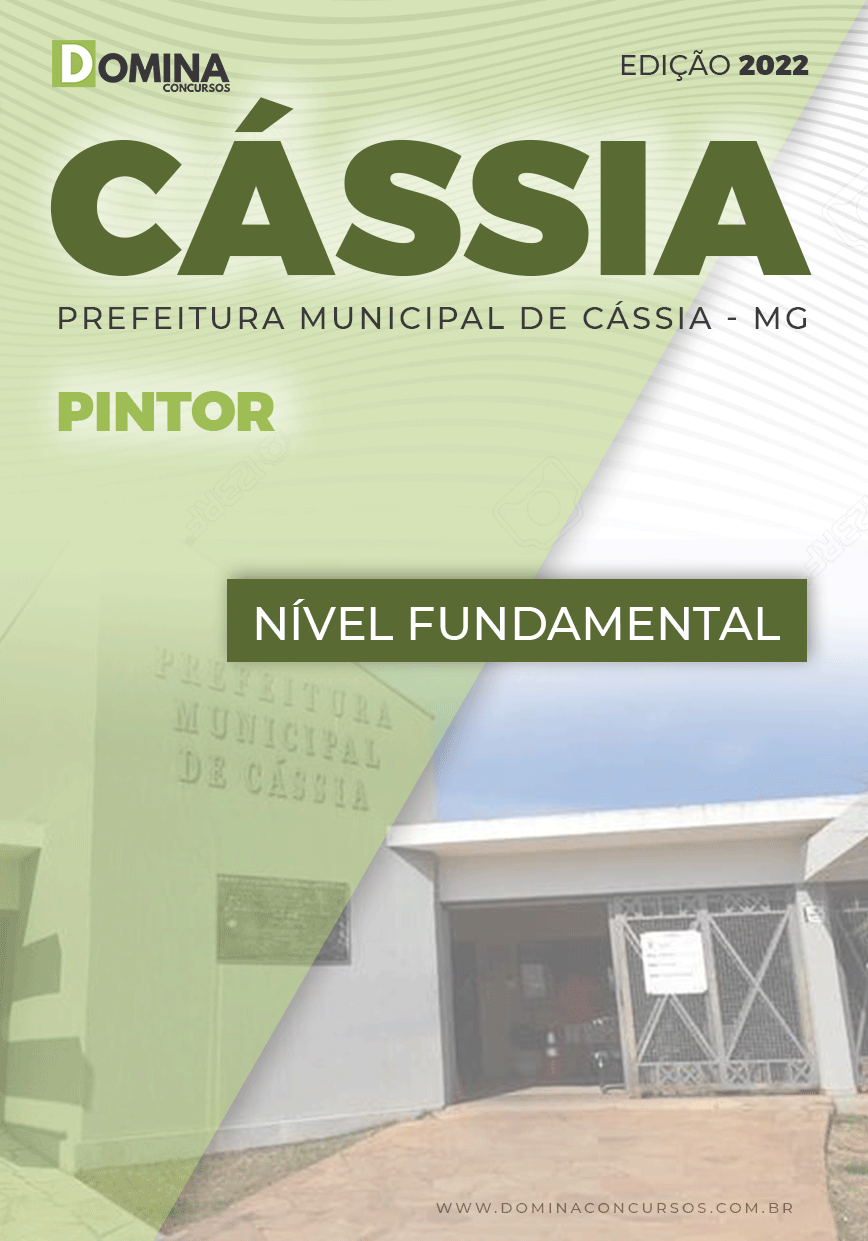 Apostila Digital Concurso Pref Cássia MG 2022 Pintor