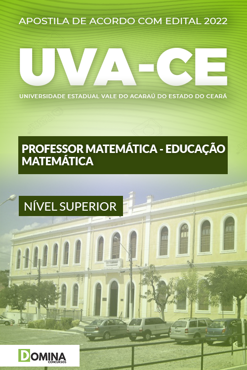 Apostila Digital UVA CE 2022 Professor Educação Matemática