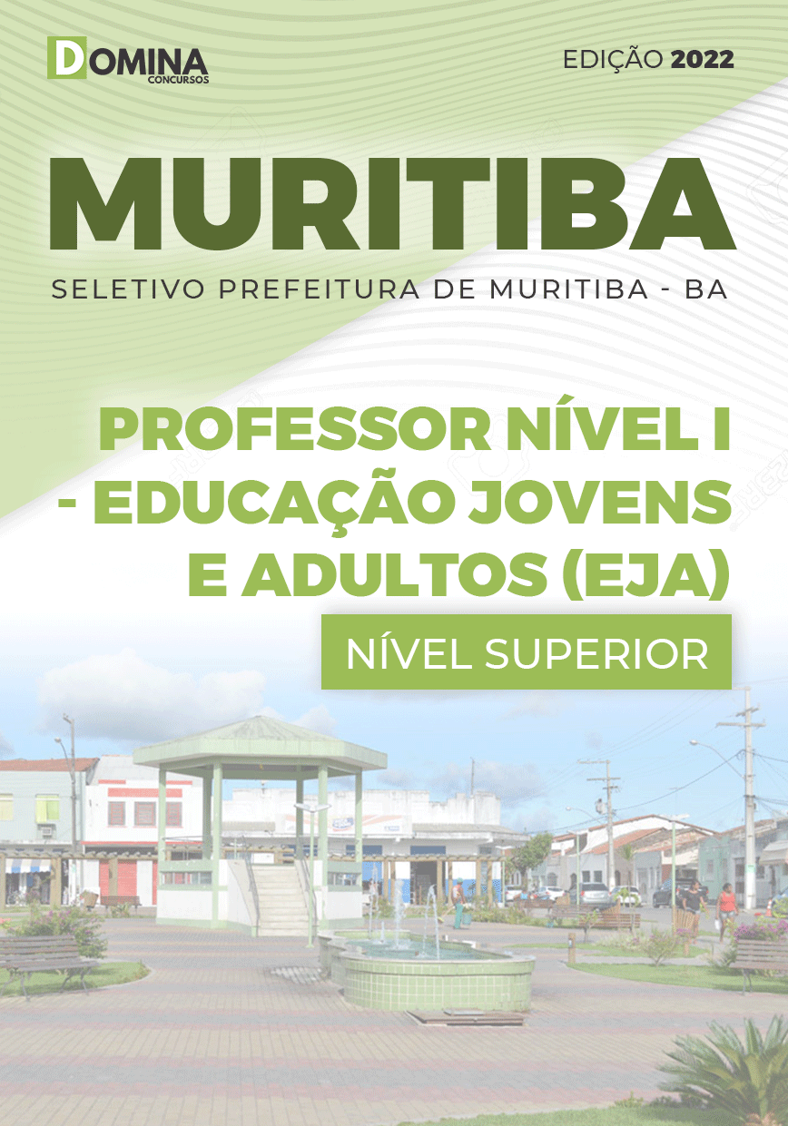 Apostila Digital Pref Muritiba BA 2022 Professor Nível I EJA