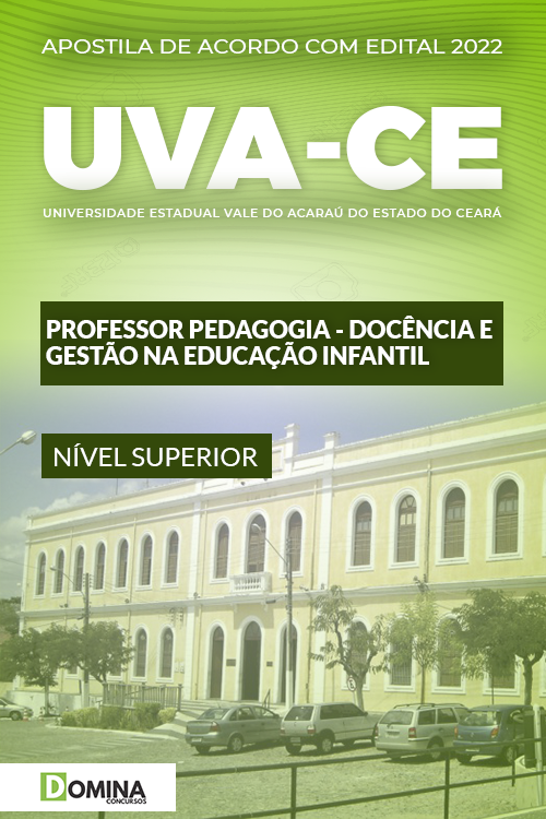 Apostila Digital UVA CE 2022 Professor de Educação Infantil