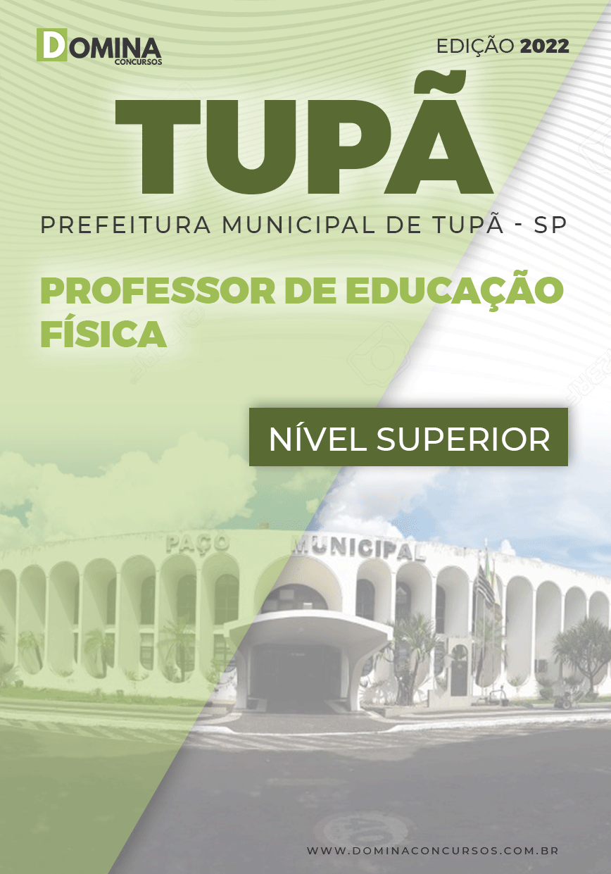 Apostila Digital Pref Tupã SP 2022 Professor Educação Física