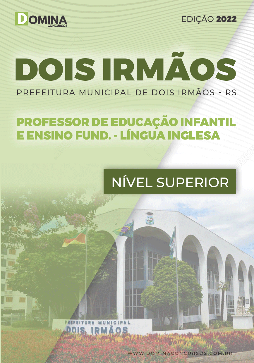 Apostila Pref Dois Irmãos RS 2022 Professor Língua Inglesa