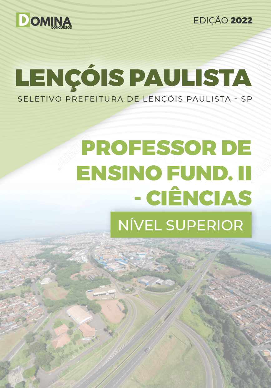Apostila Pref Leçóis Paulista SP 2022 PEF II Ciências