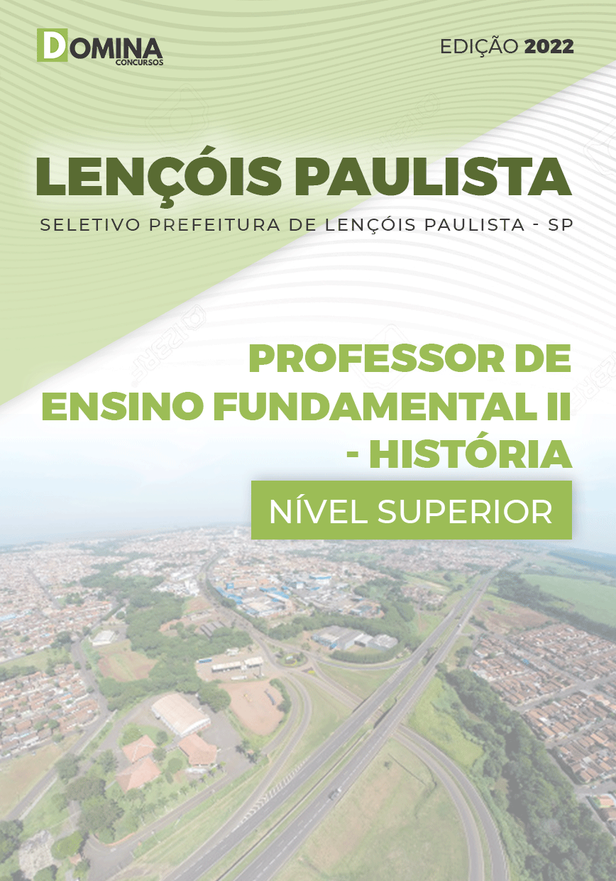 Apostila Pref Leçois Paulista SP 2022 PEF II História