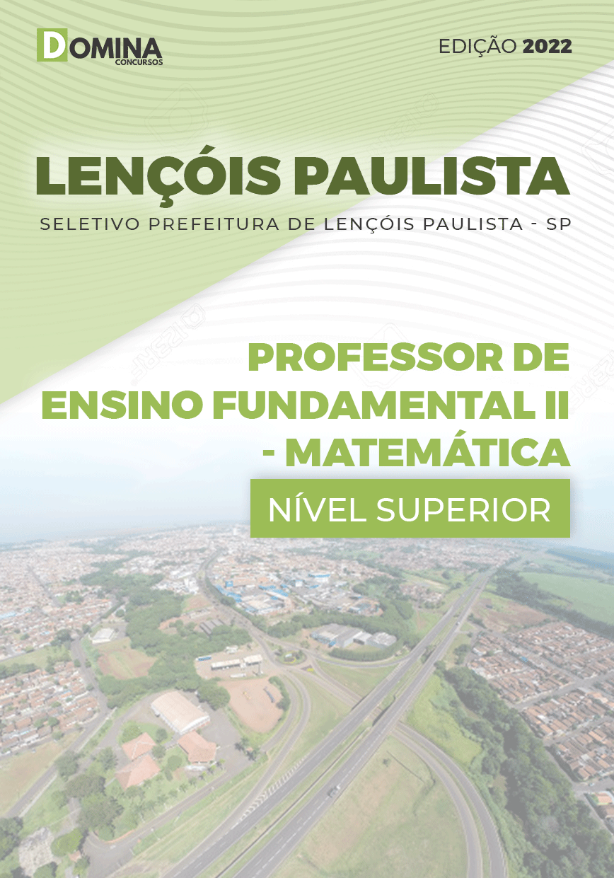 Apostila Pref Leçois Paulista SP 2022 PEF II Matemática