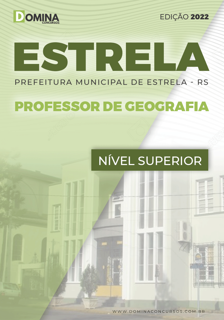 Apostila Digital Pref Estrela RS 2022 Professor Geografia