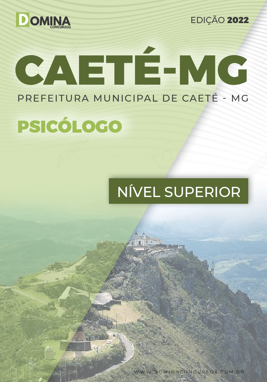 Apostila Digital Concurso Pref Caeté MG 2022 Psicólogo