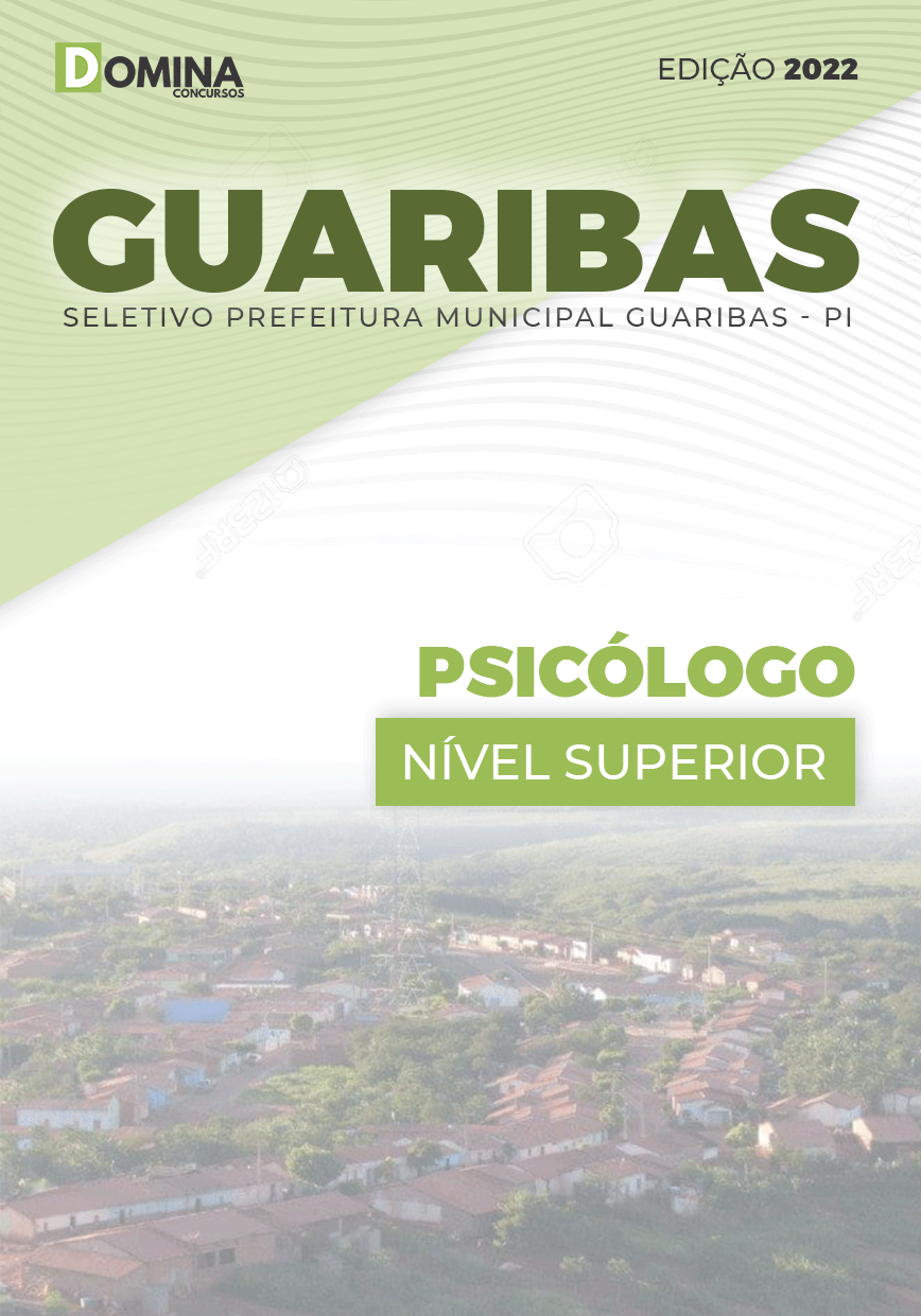 Apostila Digital Concurso Pref Guaribas PI 2022 Psicólogo