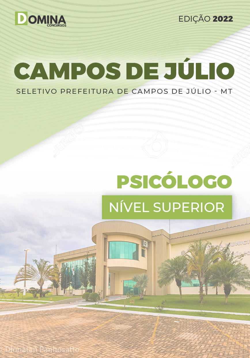 Apostila Digital Pref Campos Júlio MT 2022 Psicólogo