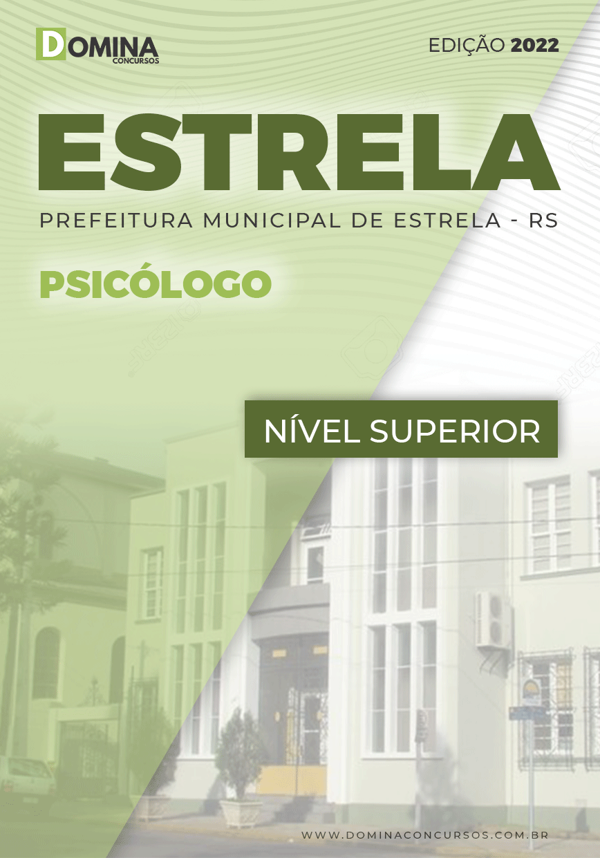 Apostila Digital Concurso Pref Estrela RS 2022 Psicólogo