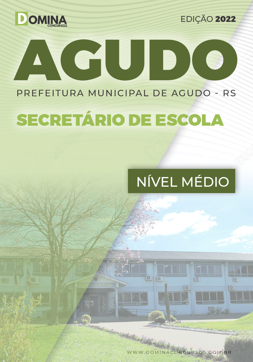 Apostila Digital Pref Agudo RS 2022 Secretário Escola