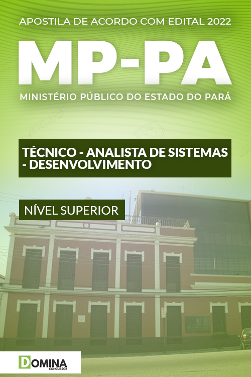Apostila MP PA 2022 Téc. Anal. Sist. Desenvolvimento