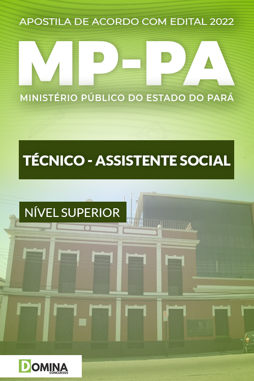 Apostila Digital MP PA 2022 Técnico Assistente Social