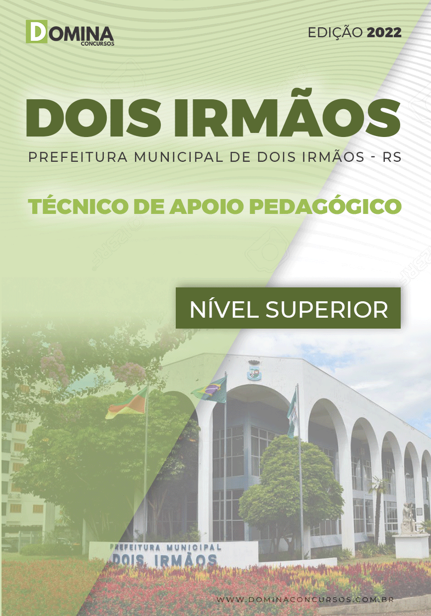 Apostila Pref Dois Irmãos RS 2022 Técnico de Apoio Pedagógico