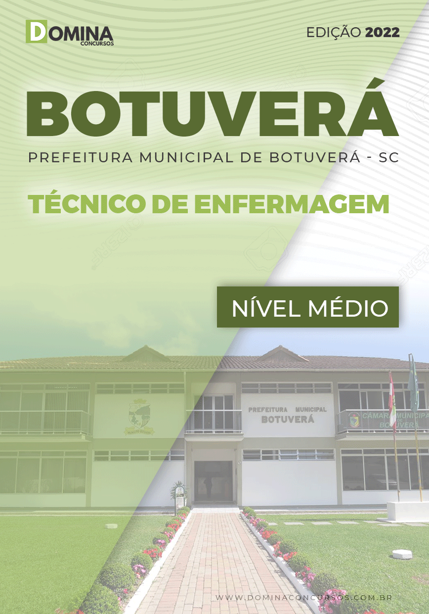 Apostila Pref Botuverá SC 2022 Técnico Enfermagem