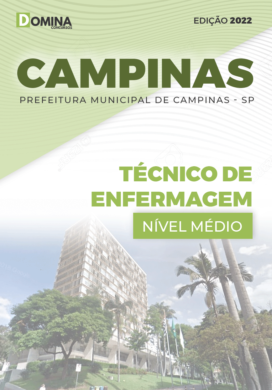 Apostila Pref Campinas SP 2022 Tecnico em Enfermagem