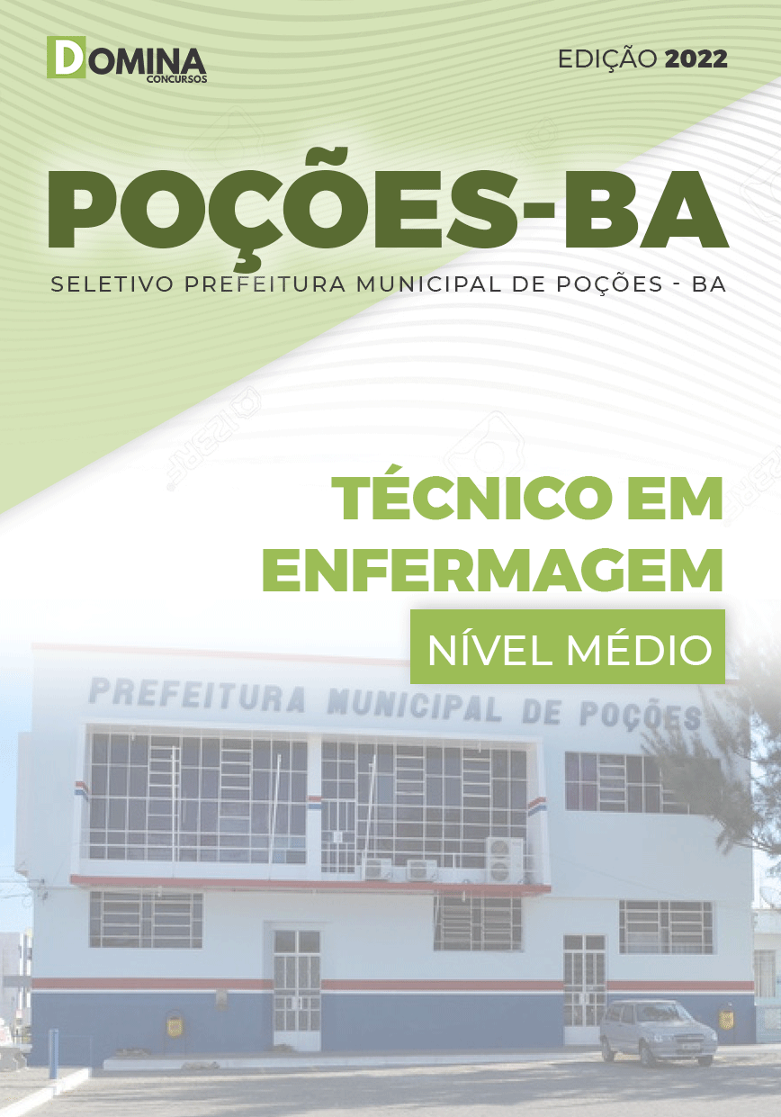 Apostila Seletivo Pref Poções BA 2022 Técnico Enfermagem