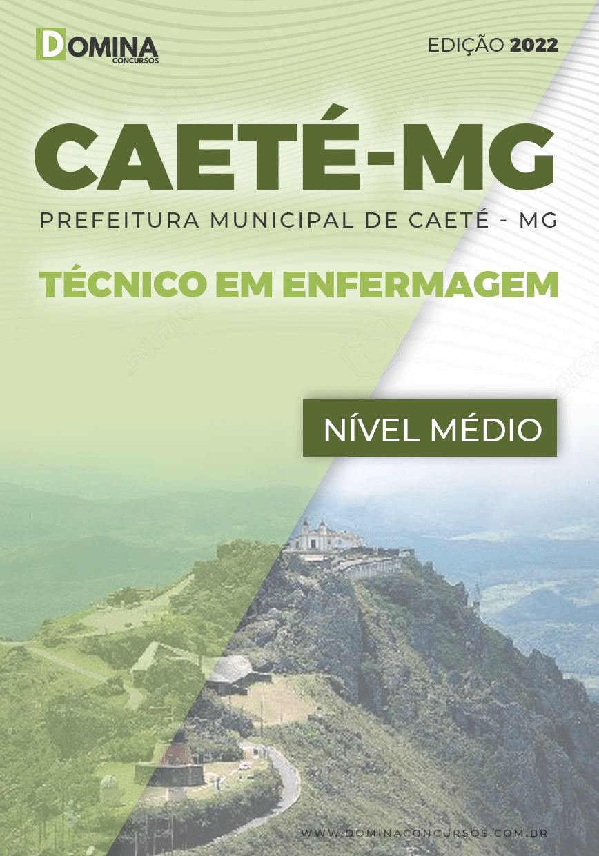 Apostila Seletivo Pref Caeté MG 2022 Técnico Enfermagem