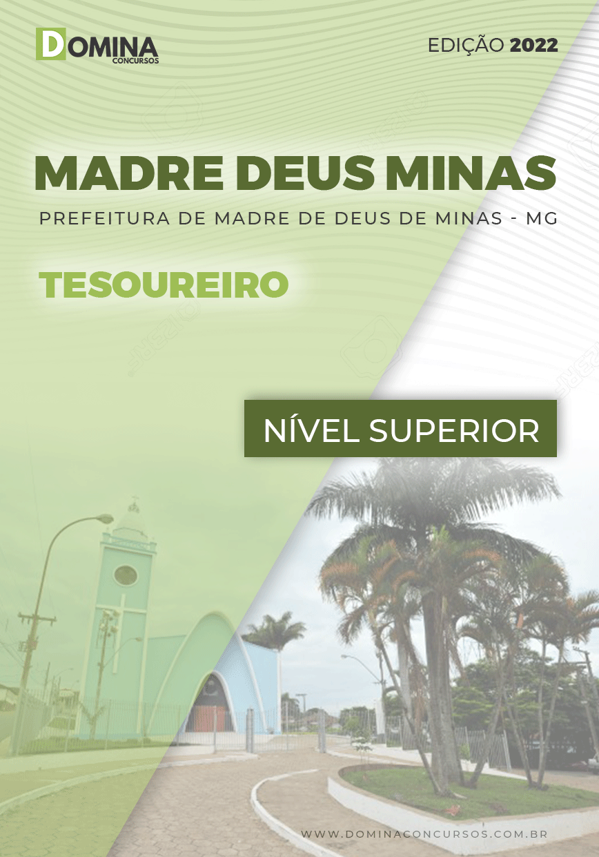 Apostila Pref Madre Deus Minas MG 2022 Tesoreiro