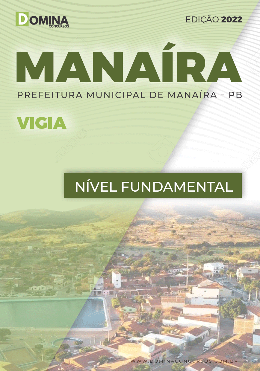 Apostila Digital Concurso Pref Manaíra PB 2022 Vigia