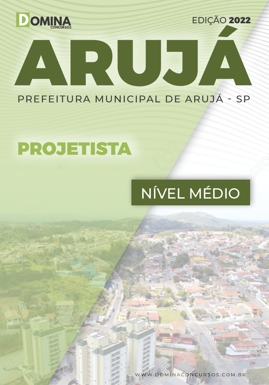 Apostila Digital Concurso Pref Arujá SP 2022 Projetista