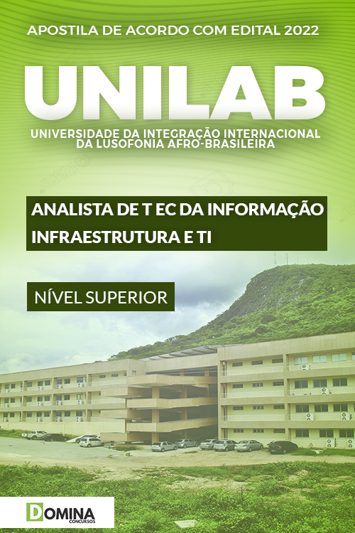 Apostila UNILAB 2022 Analista T.I Infraest. Tecnologia Informação