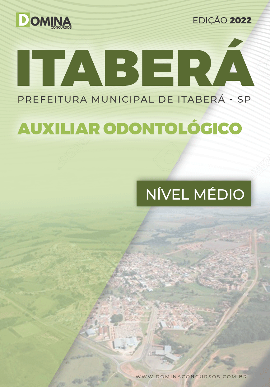 Apostila Concurso Pref Itaberá SP 2022 Auxiliar Odontológico