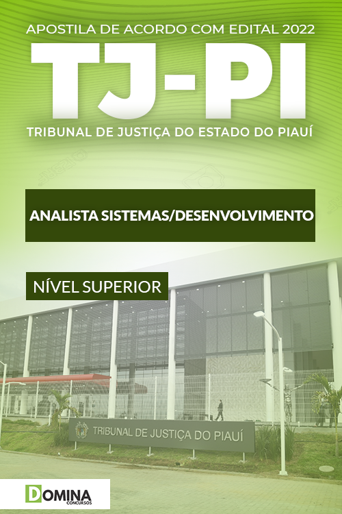 Apostila Concurso TJ PI 2022 Analista Sistema Desenvolvimento