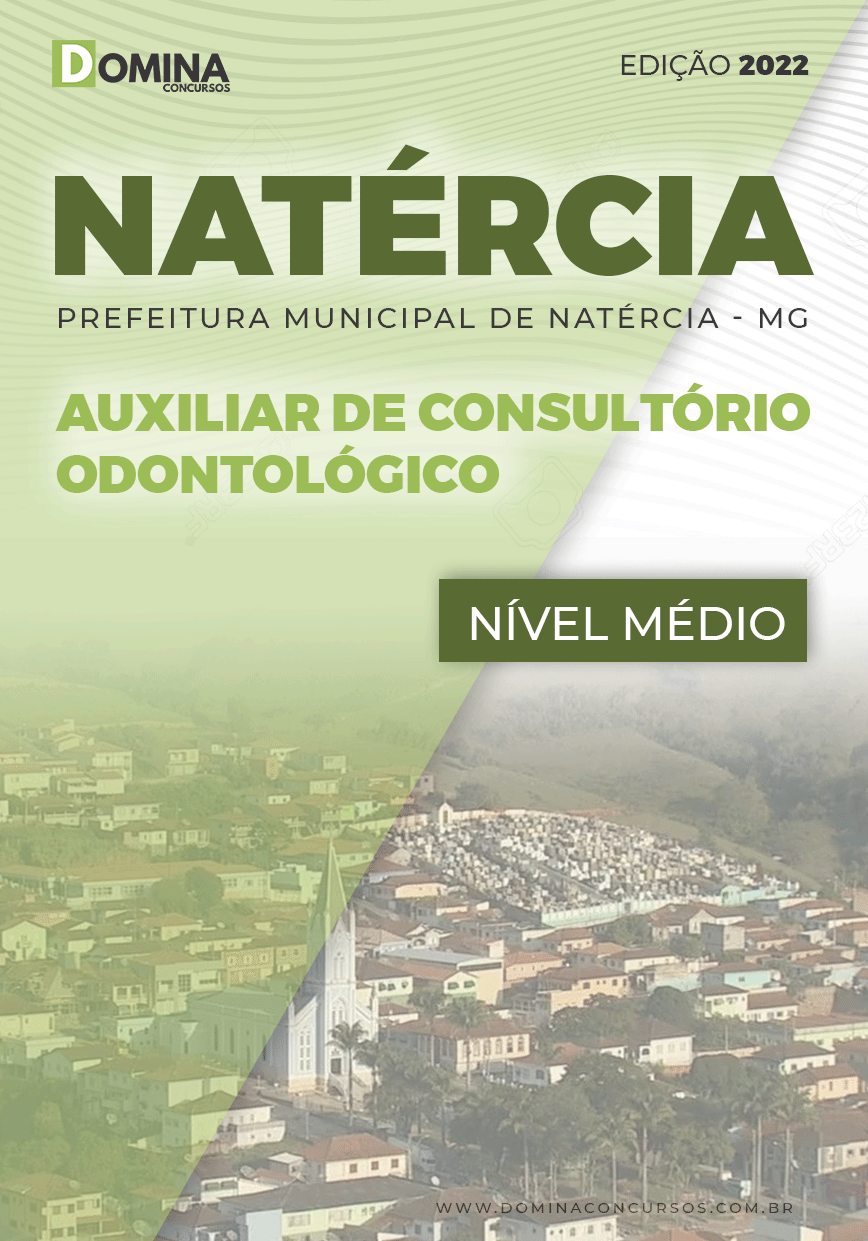 Apostila Pref Natércia MG 2022 Auxiliar Consultório Odontológico