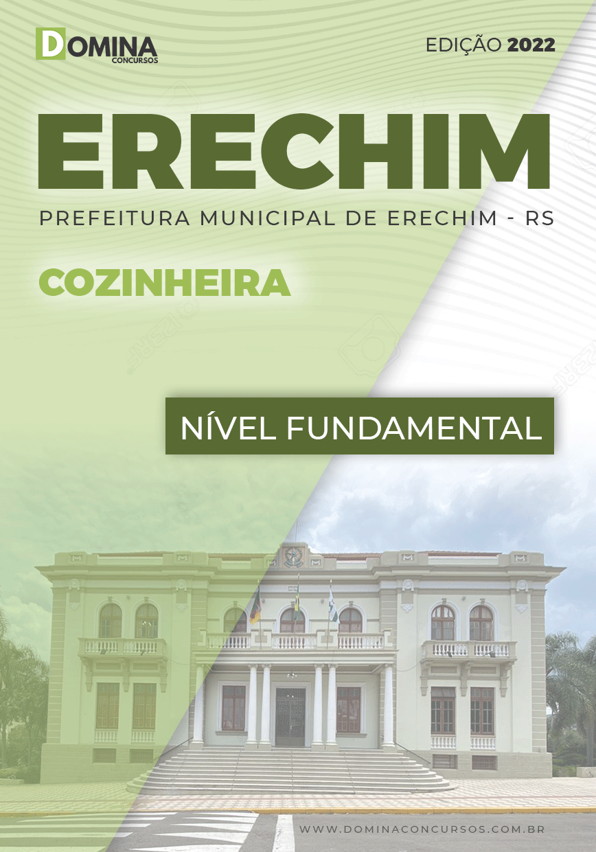 Apostila Concurso Pref Erechim RS 2022 Cozinheira