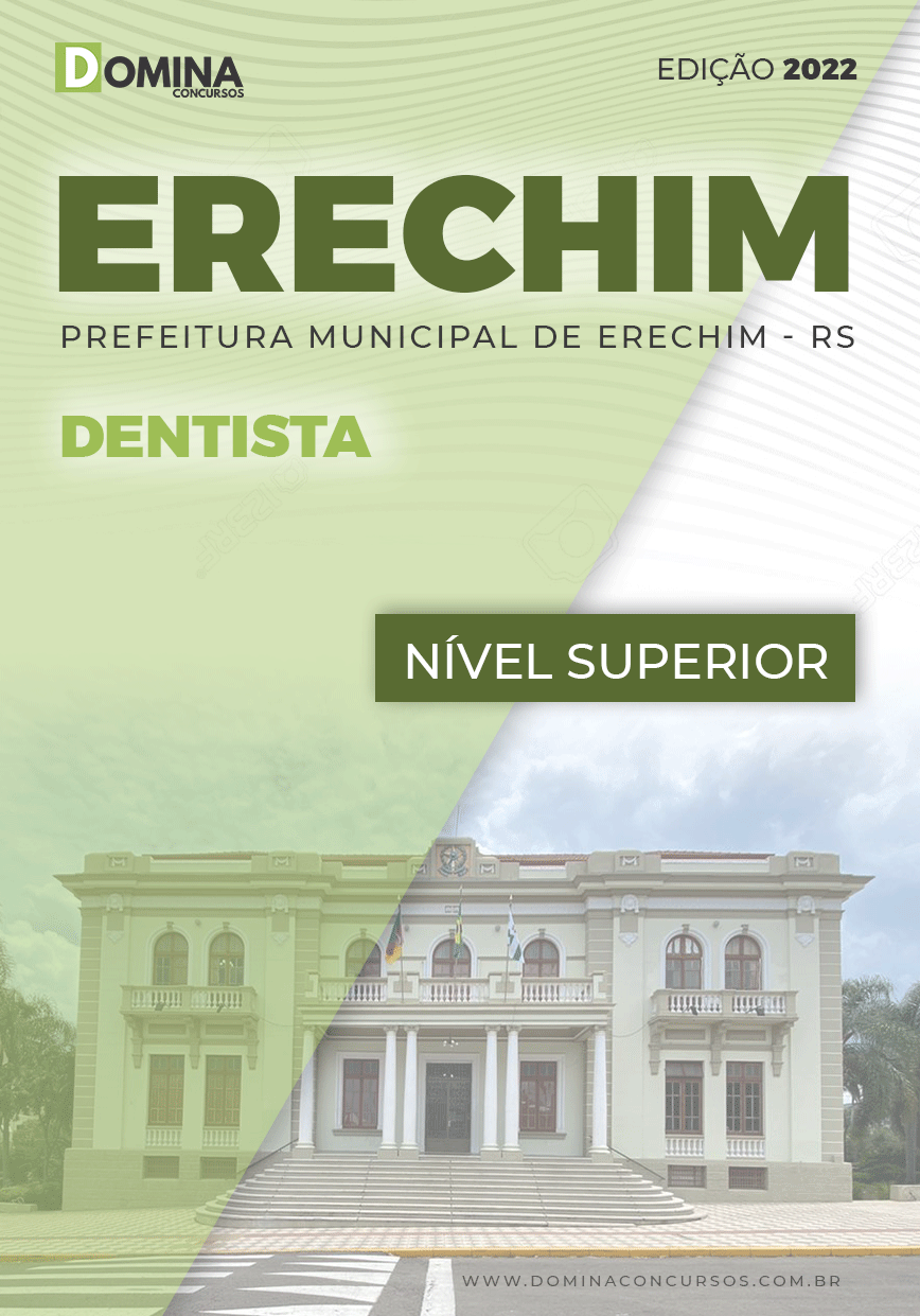 Apostila Digital Concurso Pref Erechim RS 2022 Dentista
