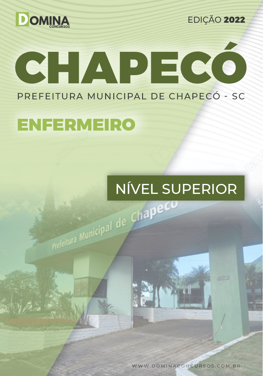 Apostila Digital Concurso Pref Chapecó SC 2022 Enfermeiro