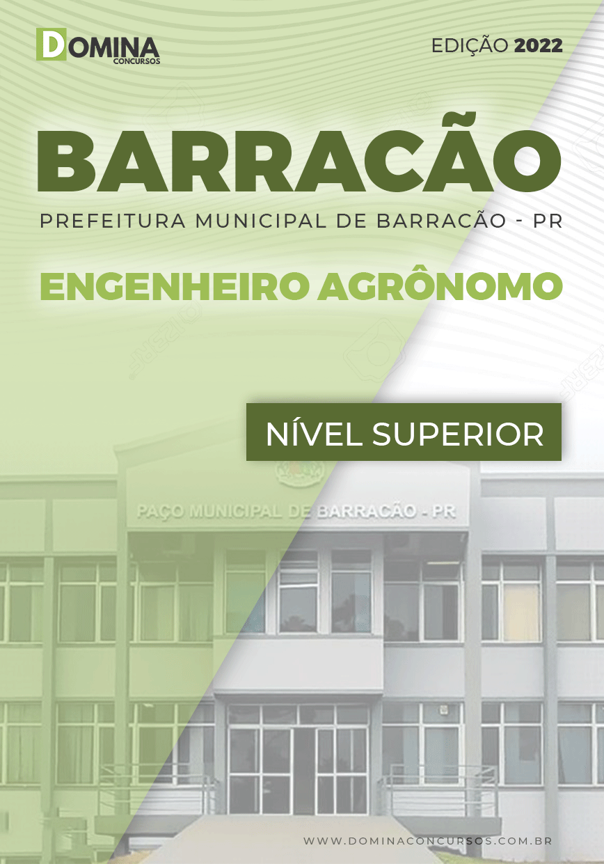 Apostila Digital Pref Barracão PR 2022 Engenheiro Agrônomo