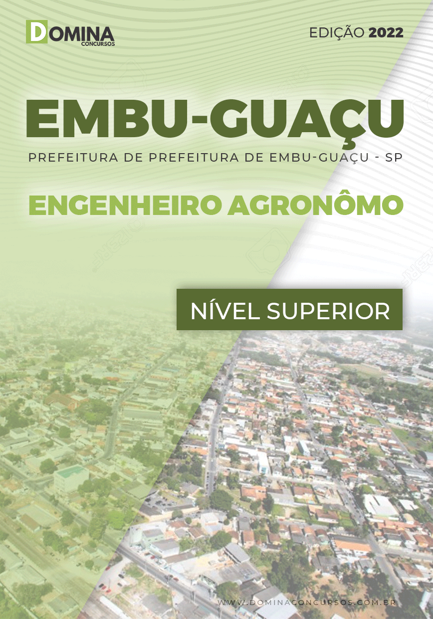 Apostila Digital Pref Embu Guaçu SP 2022 Engenheiro Agronômo