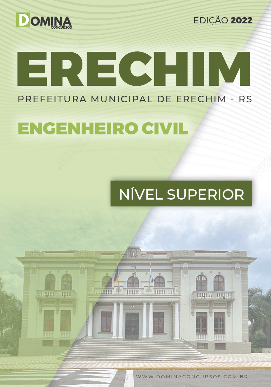 Apostila Concurso Pref Erechim RS 2022 Engenheiro Civil