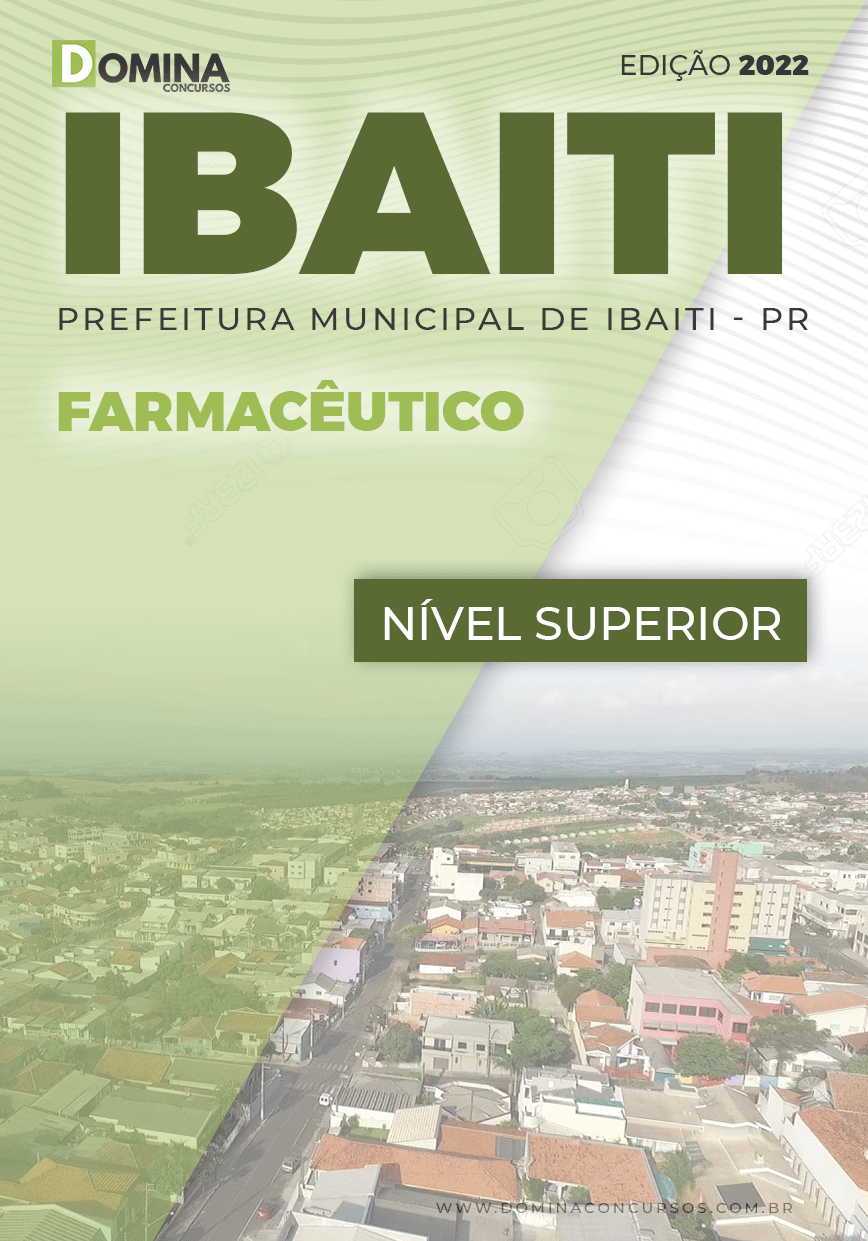 Apostila Digital Concurso Pref Ibaiti PR 2022 Farmacêutico