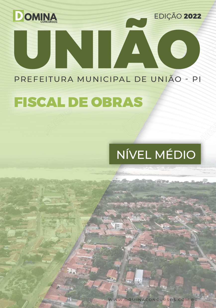Apostila Digital Concurso Pref União PI 2022 Fiscal Obras