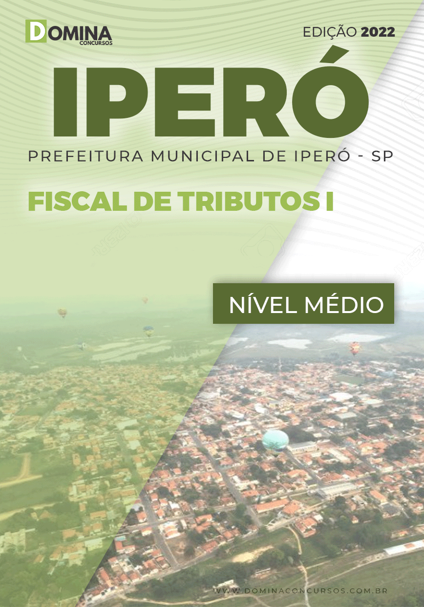Apostila Digital Concurso Pref Iperó SP 2022 Fiscal Tributos
