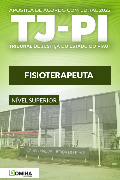 Apostila Digital Concurso Público TJ PI 2022 Fisioterapeuta