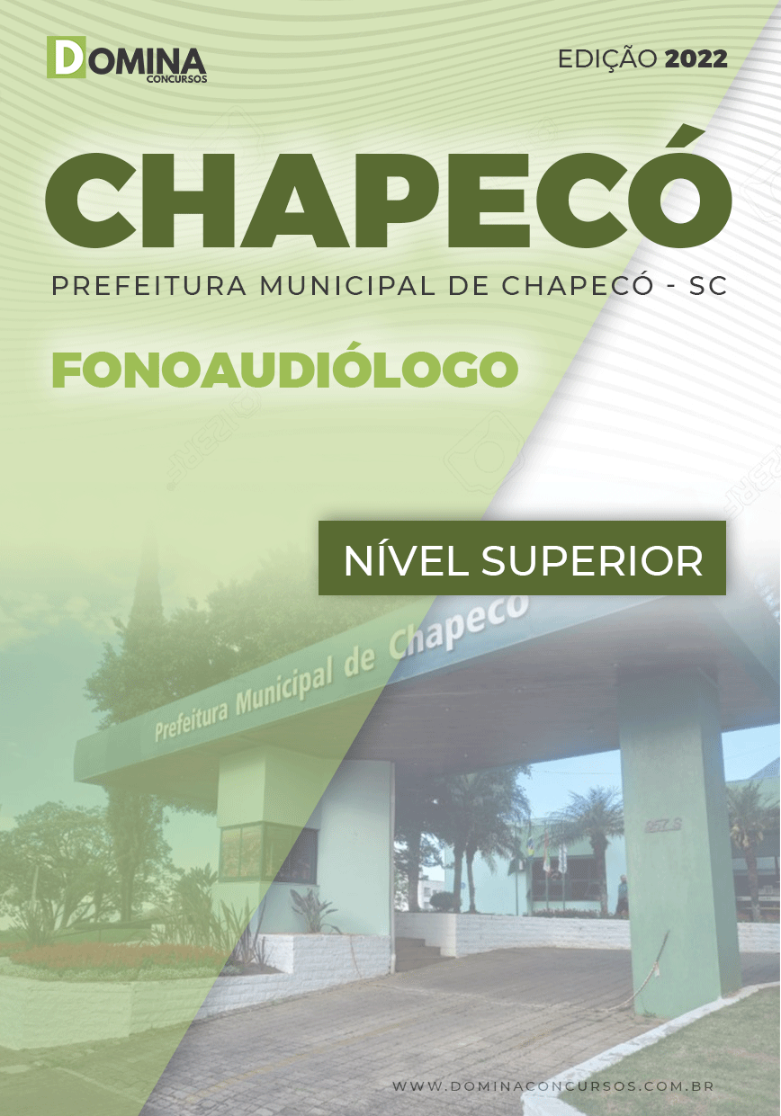 Apostila Concurso Pref Chapecó SC 2022 Fonoaudiólogo