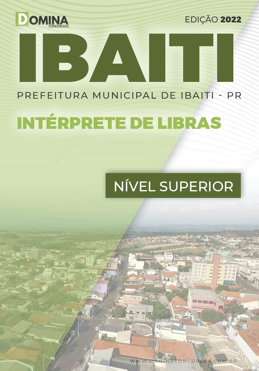 Apostila Pref Ibaiti PR 2022 Intérprete Língua Brasileira Sinais Libras