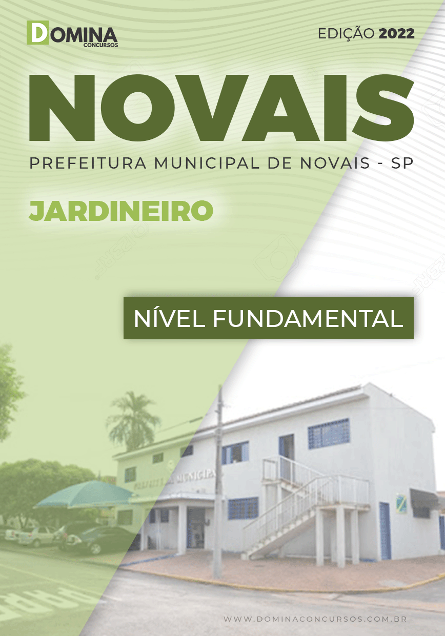 Apostila Digital Concurso Pref Novais SP 2022 Jardeneiro