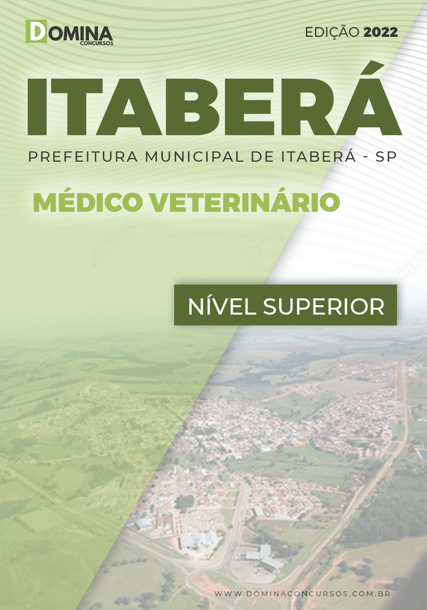 Apostila Digital Pref Itaberá SP 2022 Médico Veterinário