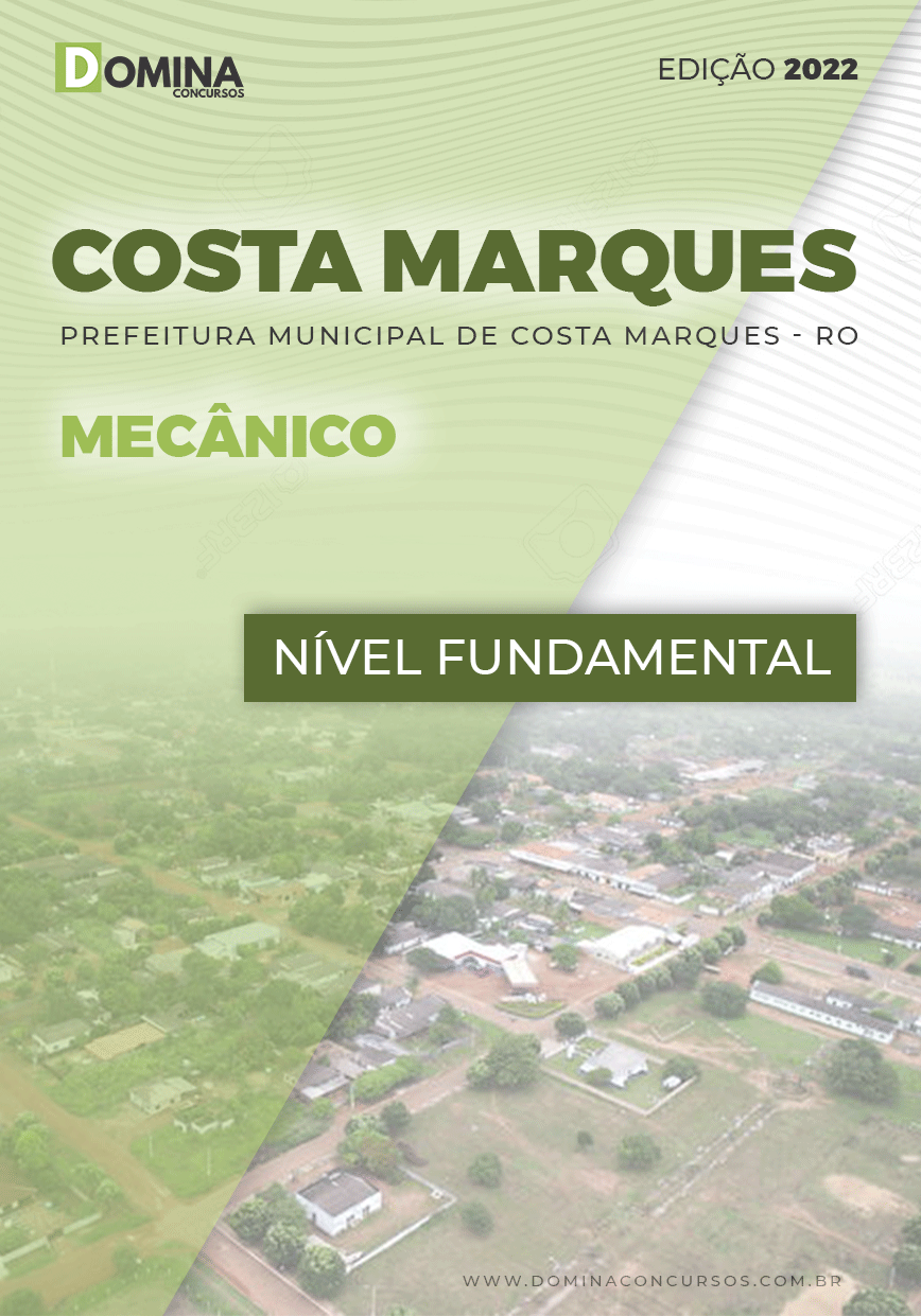 Apostila Concurso Pref Costa Marques RO 2022 Mecânico
