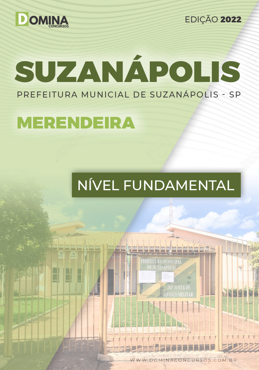 Apostila Concurso Pref Suzanápolis SP 2022 Merendeira