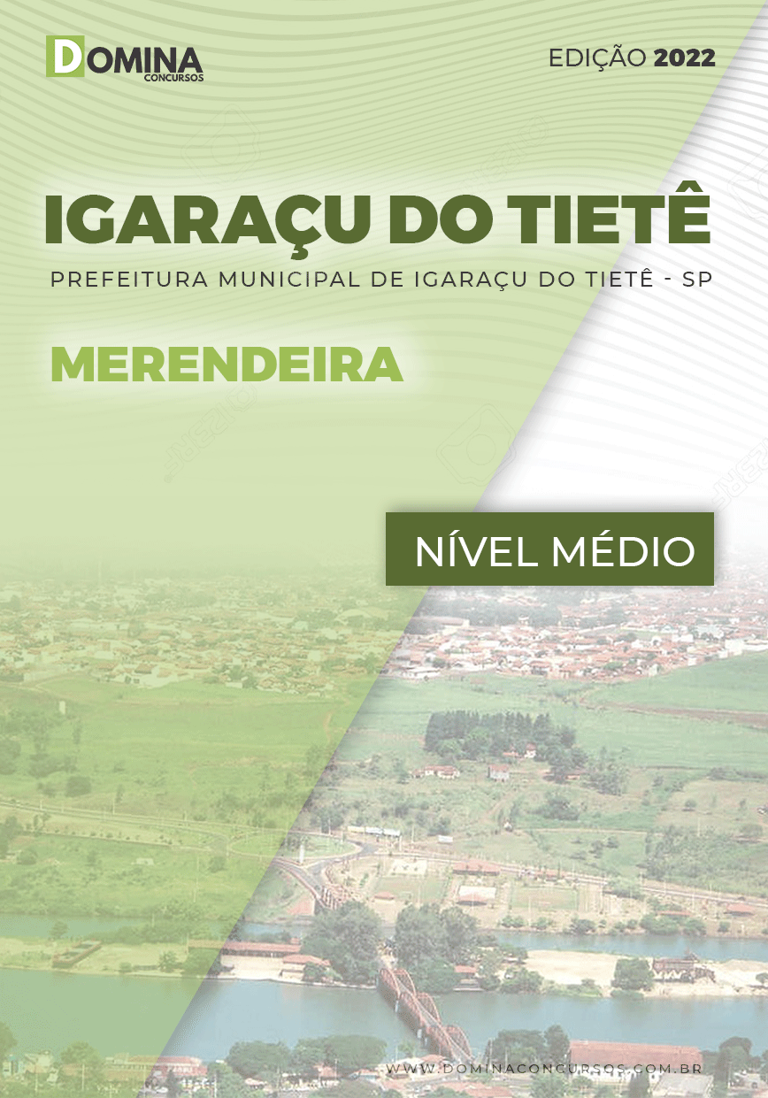 Apostila Concurso Pref Igaraçu Tietê SP 2022 Merendeira