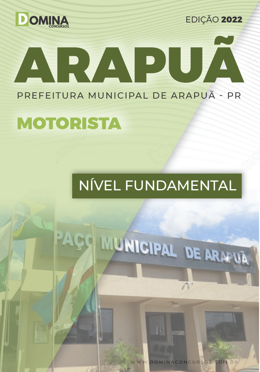 Apostila Digital Concurso Pref Arapuã PR 2022 Motorista
